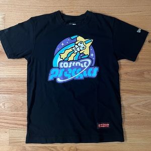 official pokémon "cosmic psychics" jirachi tshirt